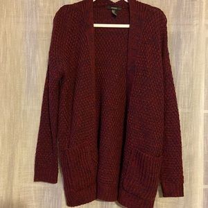 Maroon Cardigan